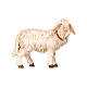 Mouton avec clochette bois peint Kostner crèche 9,5 cm s1