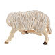 Sheep scratching itself in painted wood Kostner Nativity Scene 9.5 cm s4