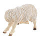 Mouton qui se gratte bois peint Kostner crèche 9,5 cm s2