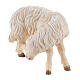 Mouton qui se gratte bois peint Kostner crèche 9,5 cm s3