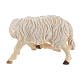 Mouton qui se gratte bois peint Kostner crèche 9,5 cm s4