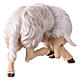Mouton qui se gratte bois peint Kostner crèche 12 cm s2