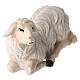 Kostner Nativity Scene 9.5 cm, kneeling sheep, in painted wood s2