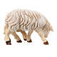 Owca jedząca z jagnięciem drewno malowane Kostner szopka 9,5 cm s4