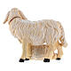 Groupe de moutons bois peint Kostner crèche 12 cm s4