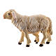 Mouton et agneau debout bois peint Kostner crèche 9,5 cm s3