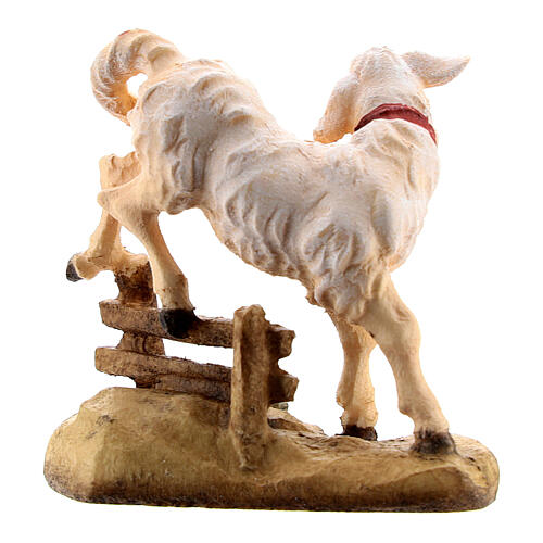 Lamb with hedge in painted wood Kostner Nativity Scene 9.5 cm 4