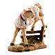 Agnello con siepe legno dipinto Kostner presepe 9,5 cm s3