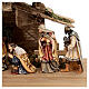 Hut with 13-piece set in painted wood Kostner Nativity Scene 9.5 cm s3