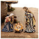 Hut with 13-piece set in painted wood Kostner Nativity Scene 9.5 cm s6