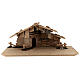 Hut with 13-piece set in painted wood Kostner Nativity Scene 12 cm s14