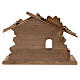 Tyrolean Hut and Holy Family 5-piece set in painted wood Kostner Nativity Scene 12 cm s15