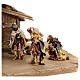 Hut with 12-piece set in painted wood Rainell Nativity Scene 11 cm s3