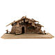 Hut with 12-piece set in painted wood Rainell Nativity Scene 11 cm s4