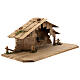 Hut with 12-piece set in painted wood Rainell Nativity Scene 11 cm s8