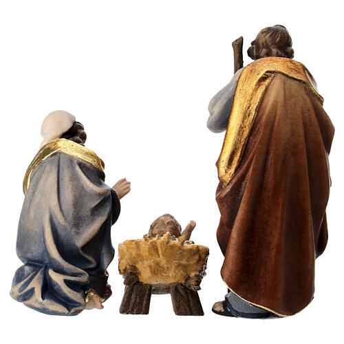 Sainte Famille bois peint crèche Rainell 9 cm Val Gardena 8