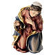 Painted wooden Holy Family Rainell Nativity 9 cm Val Gardena s4