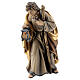 Wooden Holy Family statue painted nativity Rainell 11 cm Valgardena s4