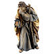 Sacra Famiglia culla semplice legno dipinto presepe Rainell 9 cm s4