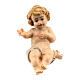 Baby Jesus with open arm 11 cm, nativity Rainell, in painted wood s1