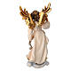 Ángel Gloria de madera pintada belén Rainell 9 cm Val Gardena s4