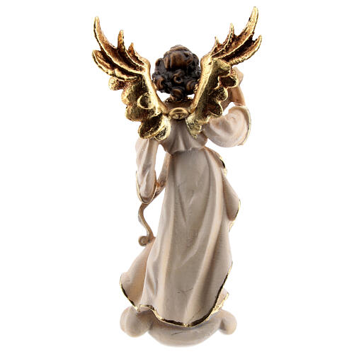 Glory angel 11 cm, nativity Rainell, in painted wood 3