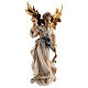 Glory angel 11 cm, nativity Rainell, in painted wood s2