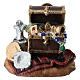 Don de los Reyes Magos madera pintada belén Rainell 11 cm Val Gardena s1