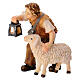 Boy with sheep in painted wood for 9 cm Rainell Nativity scene, Val Gardena s2