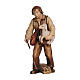Pastuch owiec drewno malowane szopka Rainell 11 cm Val Gardena s1
