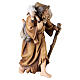 Pastore con agnello in legno dipinto presepe Rainell 9 cm Valgardena s2