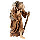 Shepherd with lamb in painted wood for 11 cm Rainell Nativity scene, Val Gardena s3