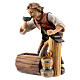 Boy at the fountain in painted wood for 9 cm Rainell Nativity scene, Val Gardena s2