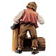 Kind beim Brunnen Grödnertal Holz für Krippe Rainell 11cm s4