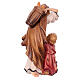 Donna con bambino in legno dipinto presepe Rainell 9 cm Valgardena s4