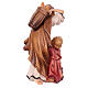 Woman with young boy 9 cm, nativity Rainell, in painted wood s4