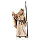 Man leading elephant in painted wood for 9 cm Rainell Nativity scene, Val Gardena s1