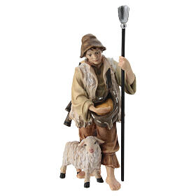 Ovejero madera Val Gardena pintada belén Rainell 11 cm