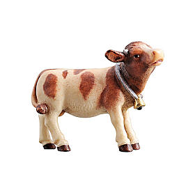 Calf 9 cm, nativity Rainell, in painted wood