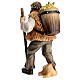 Pastore con capre legno dipinto Val Gardena presepe Rainell 11 cm s4