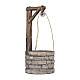 Fountain in painted wood for 11 cm Rainell Nativity scene, Val Gardena s1