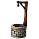 Fontana legno dipinto presepe Val Gardena Rainell 11 cm s1