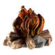 Campfire in painted wood for 11 cm Rainell Nativity scene, Val Gardena s3