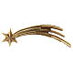 Stella cometa legno dipinto presepe Val Gardena Rainell 11 cm s1