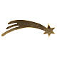 Stella cometa legno dipinto presepe Val Gardena Rainell 11 cm s2