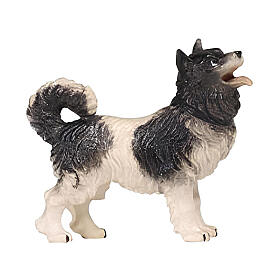 Perro madera pintada belén Rainell 9 cm Val Gardena