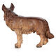 Perro pastor madera pintada belén Rainell 9 cm Val Gardena s3