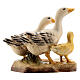 Group of geese in painted wood for 11 cm Rainell Nativity scene, Val Gardena s4