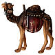 Camel in painted wood for 9 cm Rainell Nativity scene, Val Gardena s1