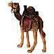 Camel in painted wood for 9 cm Rainell Nativity scene, Val Gardena s4